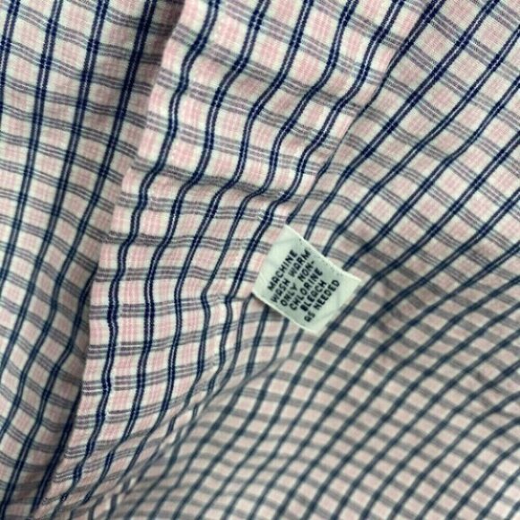 Polo Ralph Lauren Shirt Mens 15.5 34/35 Plaid Cotton Andrew Button-Up Collar - Picture 5 of 10